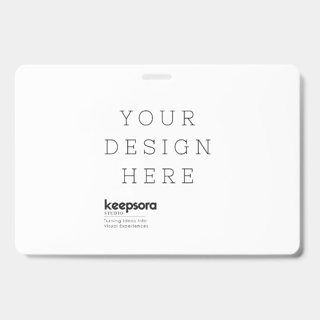 Custom Professional ID Badge (Front)