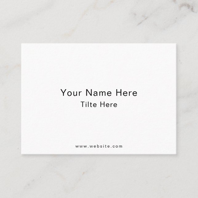 Custom Professional Mighty 3.5" x 2.5" Business  Card (Front)