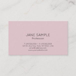 Custom Professional Modern Elegant Simple Design Business Card