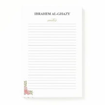 Custom Professional Post It Notes Design