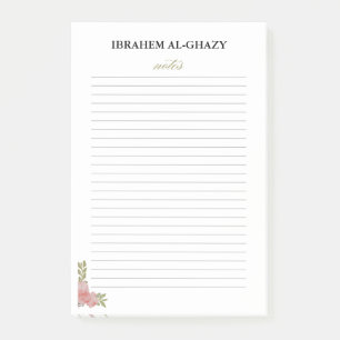Custom Professional Post It Notes Design