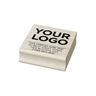 Custom Professional Return Address Business Logo Rubber Stamp