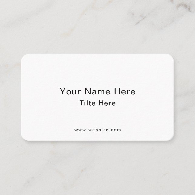 Custom Professional Standard 3.5" x 2.0" Business Card (Front)