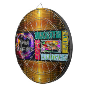 CUSTOM PROFILED INK DART BOARD