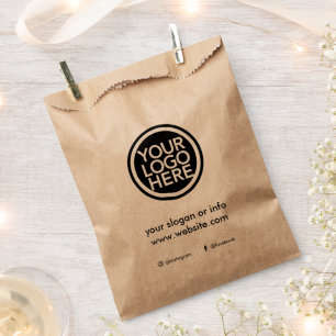 Custom Promotional Business Logo Favour Bags