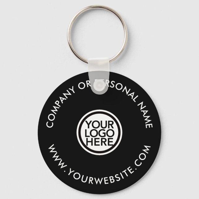 Custom Promotional Business Logo  Keychain (Front)