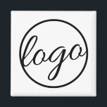 Custom Promotional Business Logo Magnet<br><div class="desc">Custom Magnet featuring your business logo.  These magnets make great promotional items for giving to clients,  employees or as swag at trade shows and corporate events.</div>