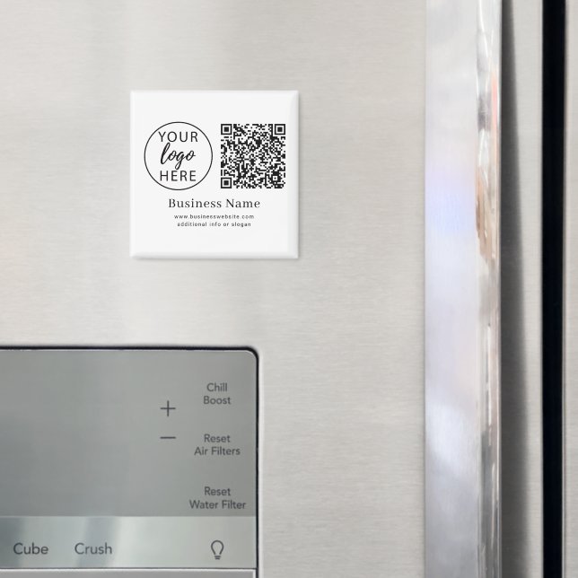 Custom Promotional Business Website Text Magnet (In Situ (Fridge))