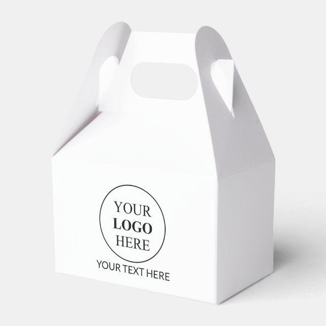 Custom Promotional Logo Favour Box (Front Side)