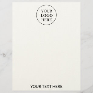 Custom Promotional Logo Letterhead