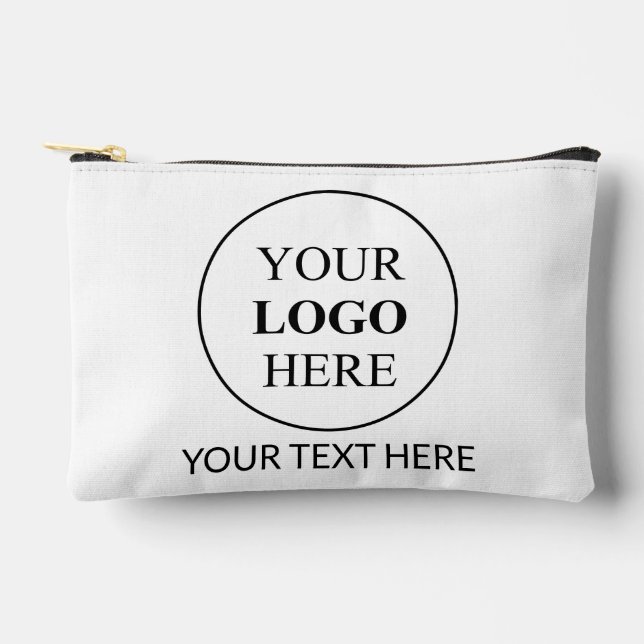 Custom Promotional Logo – No Minimum Order Accessory Pouch (Front)