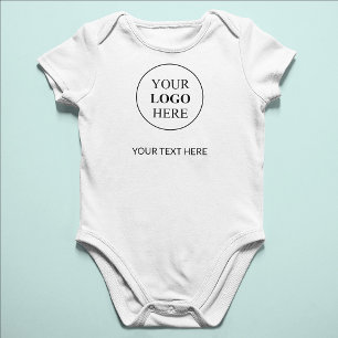Custom Promotional Logo – No Minimum Order Baby Bodysuit