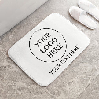 Custom Promotional Logo – No Minimum Order Bath Mat