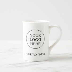 Custom Promotional Logo – No Minimum Order Bone China Mug