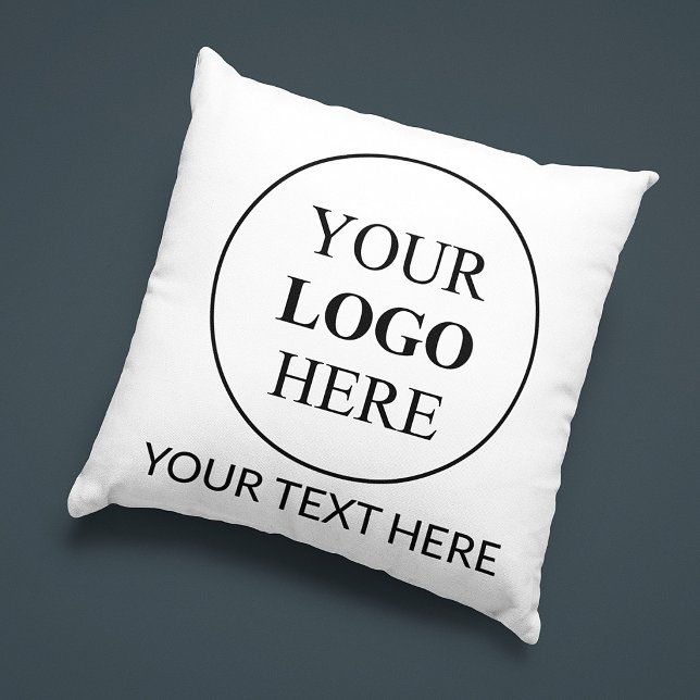 Custom Promotional Logo – No Minimum Order Cushion (Creator Uploaded)