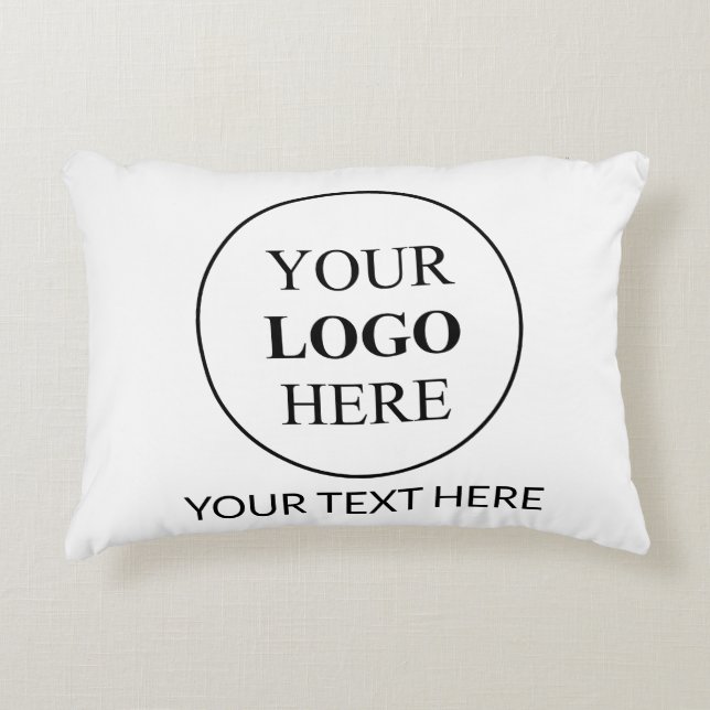 Custom Promotional Logo – No Minimum Order Decorative Cushion (Front)