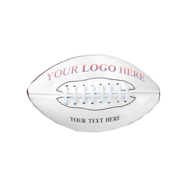 Custom Promotional Logo – No Minimum Order Football (Front)