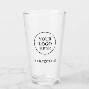 Custom Promotional Logo – No Minimum Order Glass