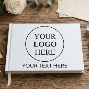 Custom Promotional Logo – No Minimum Order Guest Book
