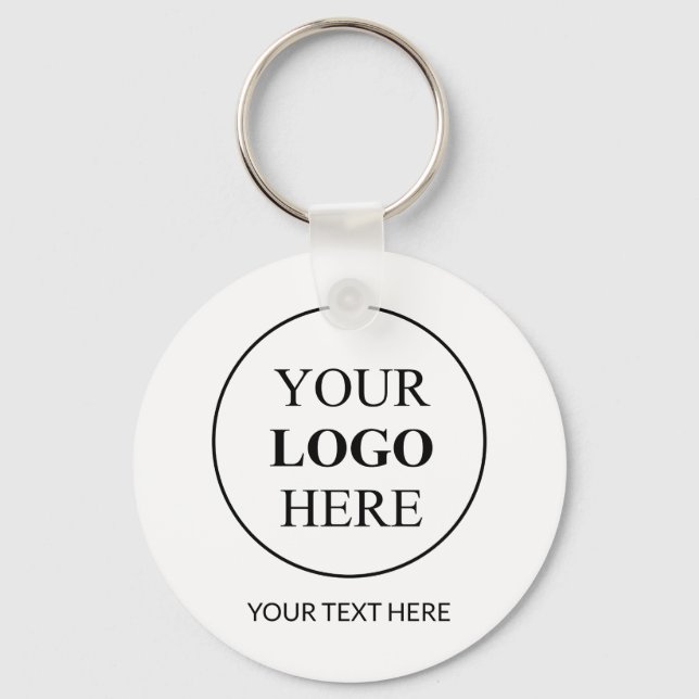Custom Promotional Logo – No Minimum Order Key Ring (Front)