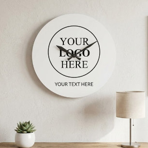 Custom Promotional Logo – No Minimum Order Large Clock