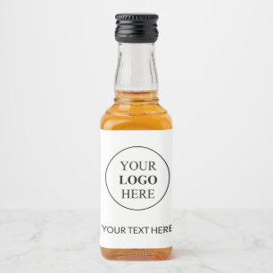 Custom Promotional Logo – No Minimum Order Liquor Bottle Label
