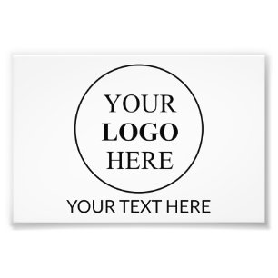 Custom Promotional Logo – No Minimum Order Photo Print