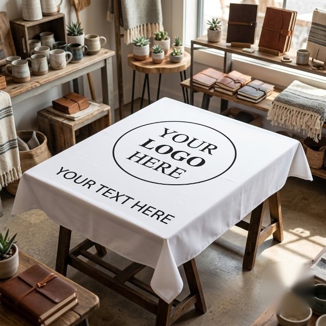 Custom Promotional Logo – No Minimum Order Tablecloth (Creator Uploaded)