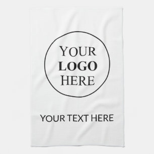Custom Promotional Logo – No Minimum Order Tea Towel