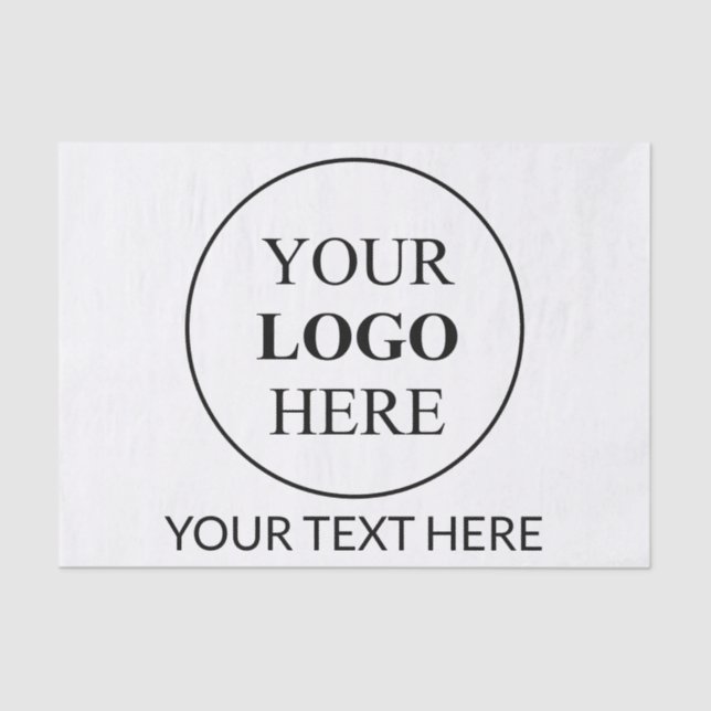 Custom Promotional Logo Tissue Paper (Front)