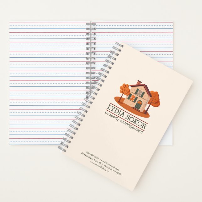 Custom Property Management  Notebook (Inside)