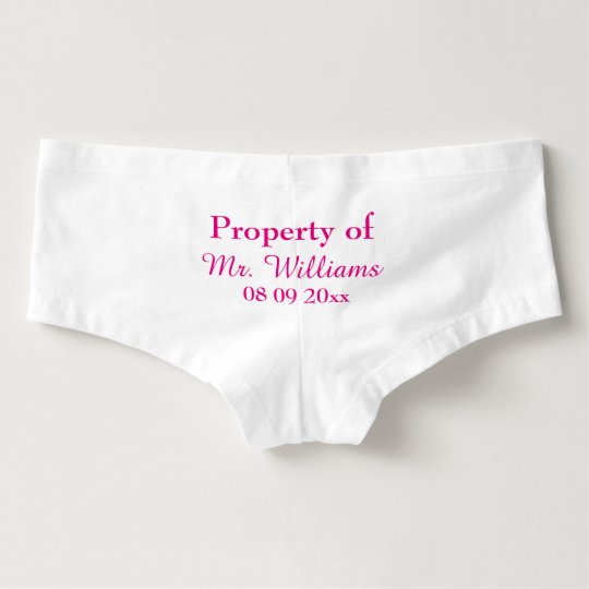 Custom Property of Mr. Panties in pink