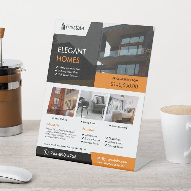 Custom Property Sale Pedestal Sign (In SItu)