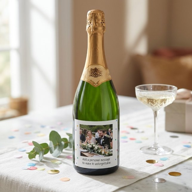 Custom Prosecco Label – Birthday Gift with Photo (Creator Uploaded)