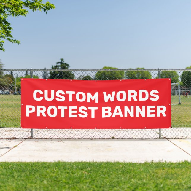 Custom Protest Banner (Insitu)