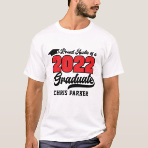 CUSTOM Proud Auntie of a 2022 Graduate T-Shirt