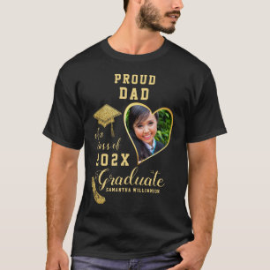 Custom Proud Dad of a Class of 2024 Graduate T-Shirt