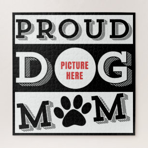 Custom Proud Dog Mum Pet Lover  Jigsaw Puzzle