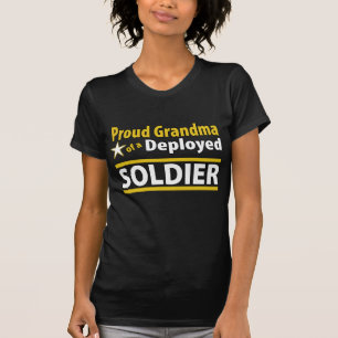 Custom Proud Grandma of a Deployed Soldier Shirt