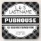 Custom Pubhouse Home Bar Beer Sign