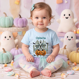 Custom Pumpkin Cherry Bow Halloween Pastel
