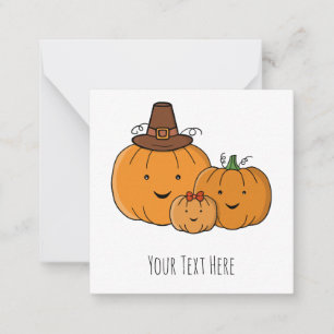 Custom Pumpkin Family Card