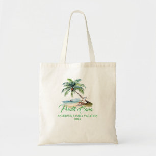 Custom Punta Cana Beach Tote Bag