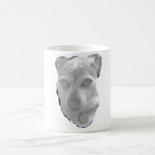 Custom Pup Portrait Mug – Personalised Black‑Graph