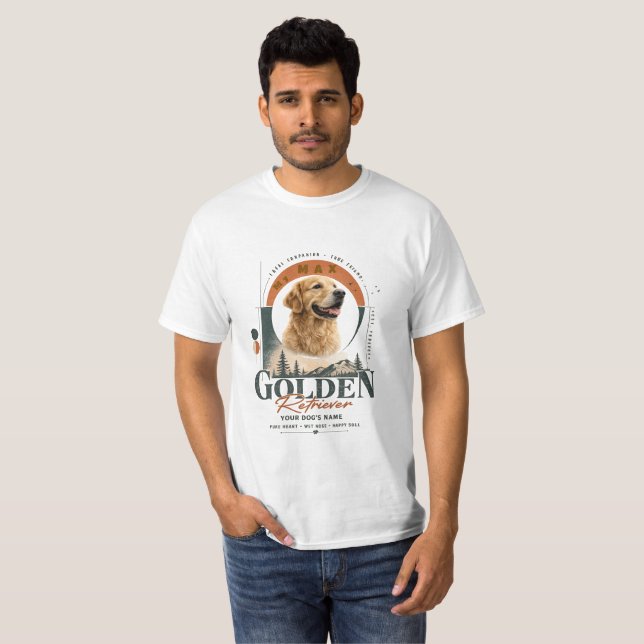 Custom Puppy Name Shirt Cute Dog Lover Gift (Front Full)