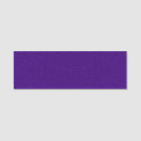 Custom Purple Glitter Name Tag
