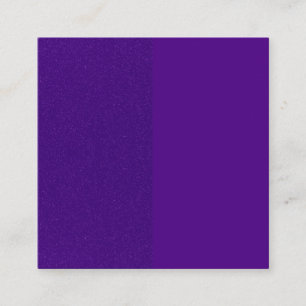 Custom Purple Glitter Stripe Square Business Card