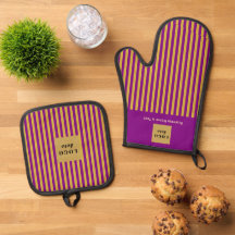 Custom Purple & Gold Stripe