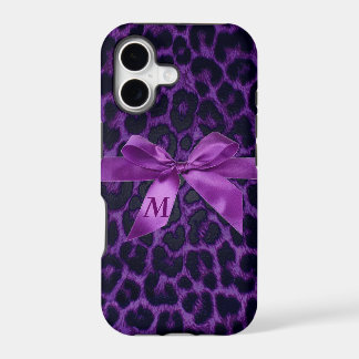 Custom Purple Leopard Print iPhone 5 Case