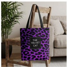 Custom Purple Leopard Print